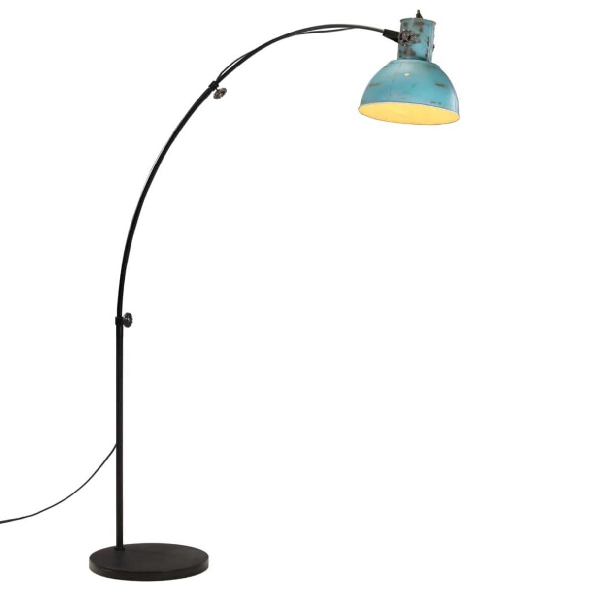 VIDAXL Lampadaire 25 W bleu delave 150 cm E27