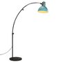 Voir la diapositive 1 : VIDAXL Lampadaire 25 W bleu delave 150 cm E27