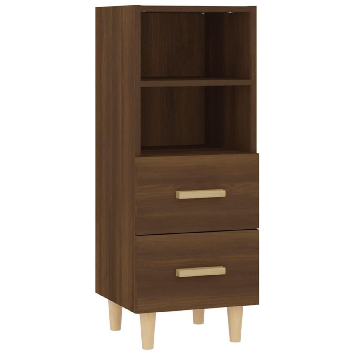 VIDAXL Buffet Chene marron 34,5x34x90 cm Bois d'ingenierie