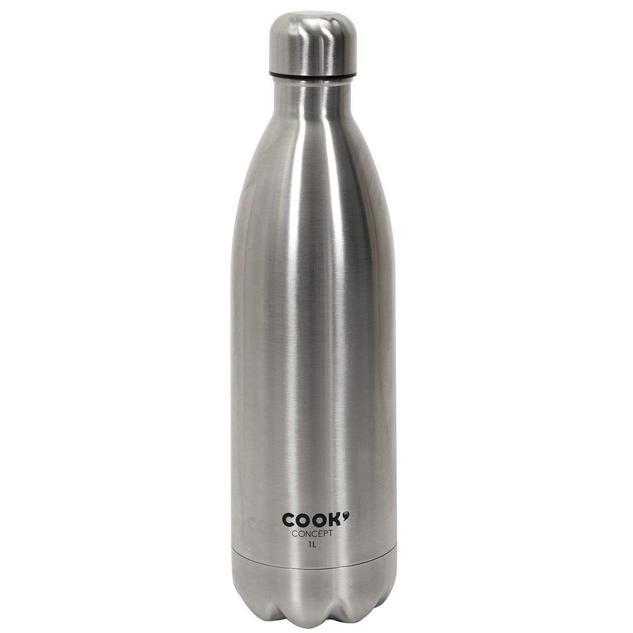 COOK CONCEPT Bouteille de Transport  Isotherme  1L Argent