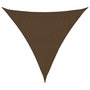Voir la diapositive 2 : VIDAXL Voile d'ombrage 160 g/m^2 Marron 3,6x3,6x3,6 m PEHD