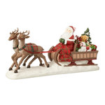 Paris Prix Traineau du Père-Noël  Cerf  41cm Multicolore