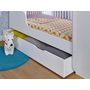 Voir la diapositive 4 : LOUPIOT Lit bébé combiné 70 x 140 cm évolutif 90 x 190 cm DREAM blanc
