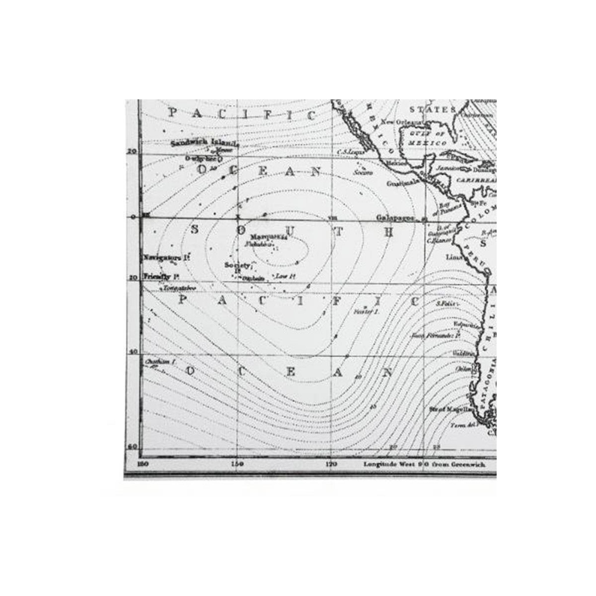 Voir la diapositive 2 : ATMOSPHERA Set de table anti-dérapant  monde  30x45cm noir & blanc