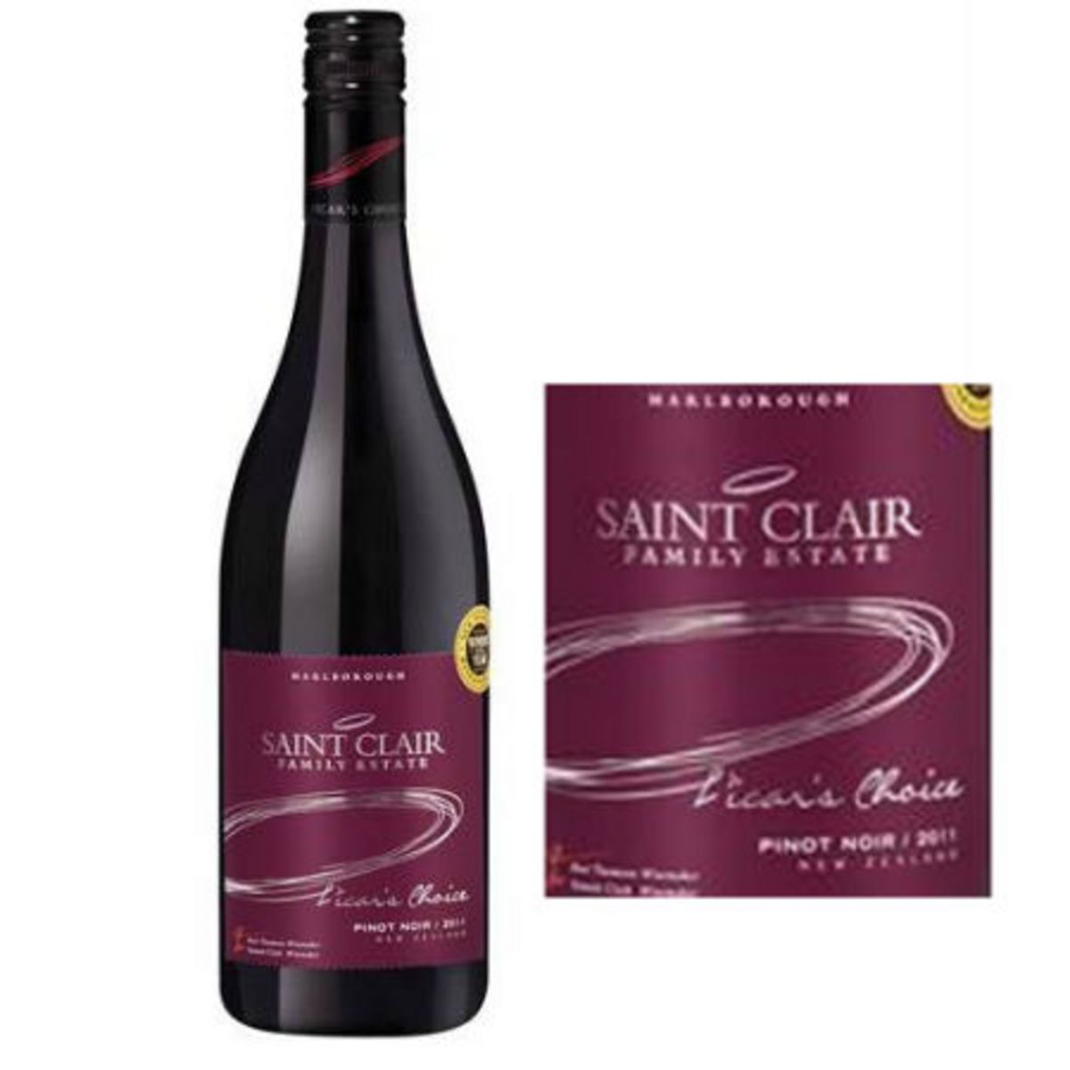 Saint Clair Estate Nouvelle-Zélande Pinot Noir Vicars Choice 2010