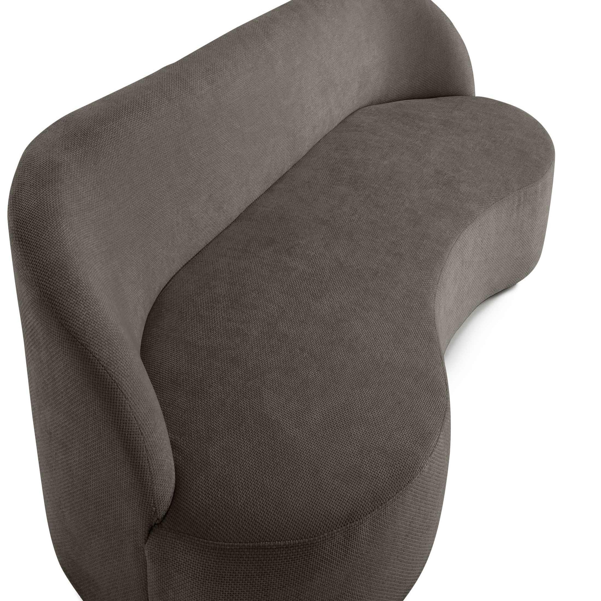 Voir la diapositive 6 : LISA DESIGN Polaris - canapé 3 places - en velours texturé