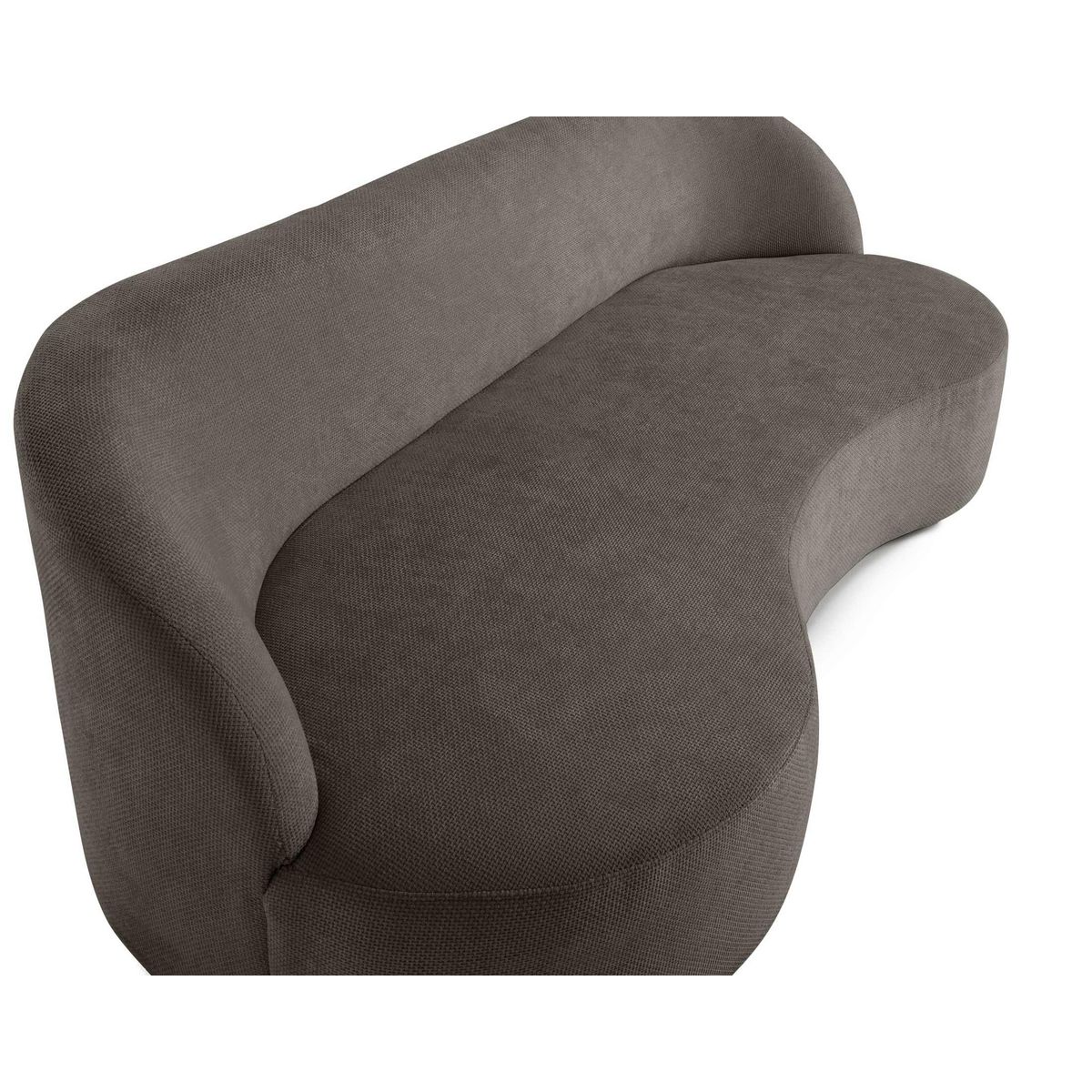 LISA DESIGN Polaris - canapé 3 places - en velours texturé