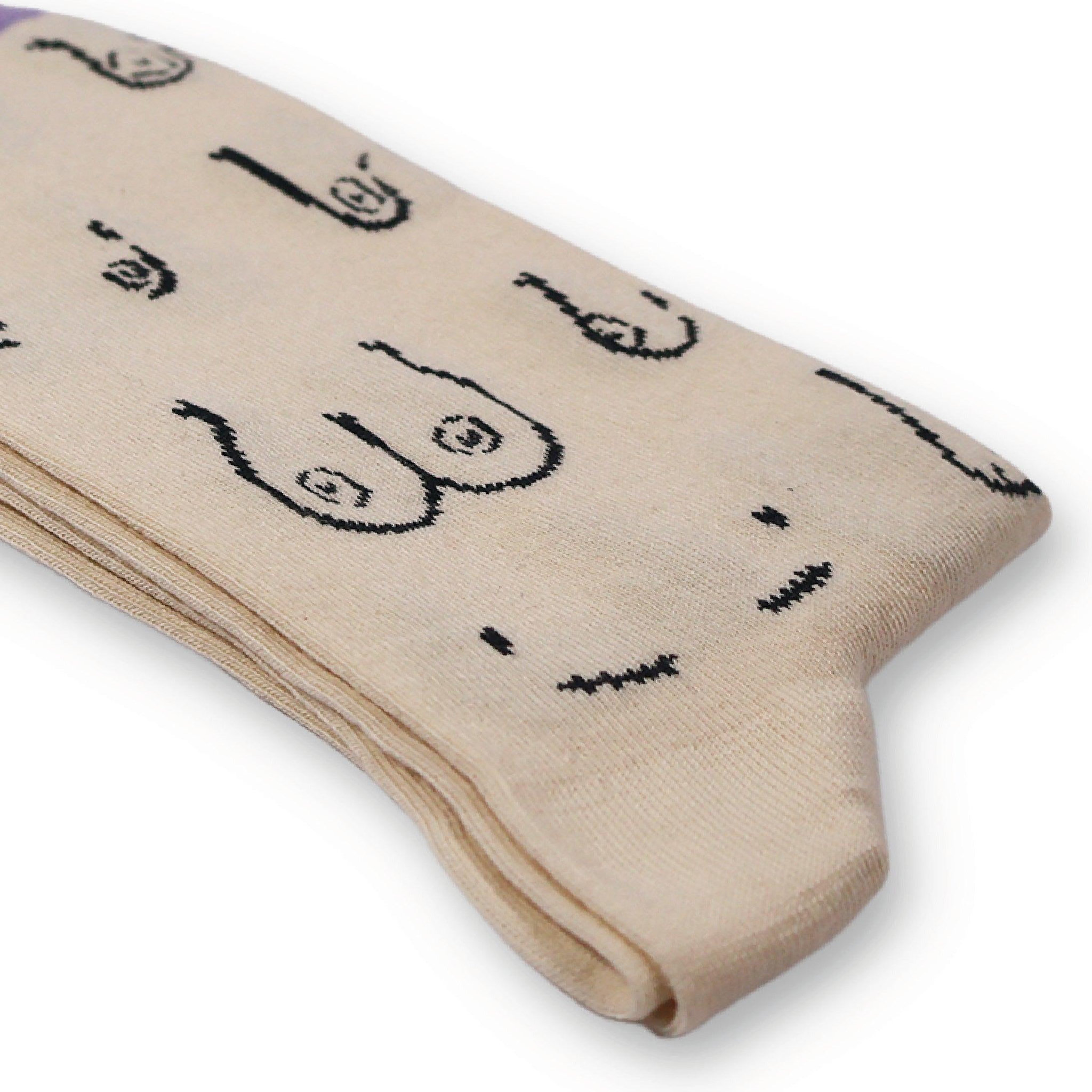 Voir la diapositive 6 : SOCK AFFAIRS Chaussettes coton bio poitrines, cara trancada