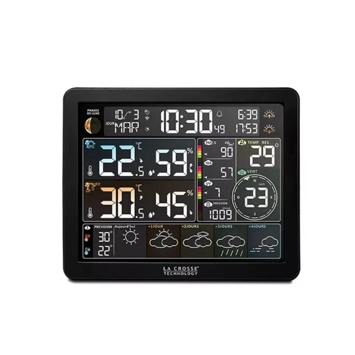 La crosse technology Station météo noir - SW405-BLA