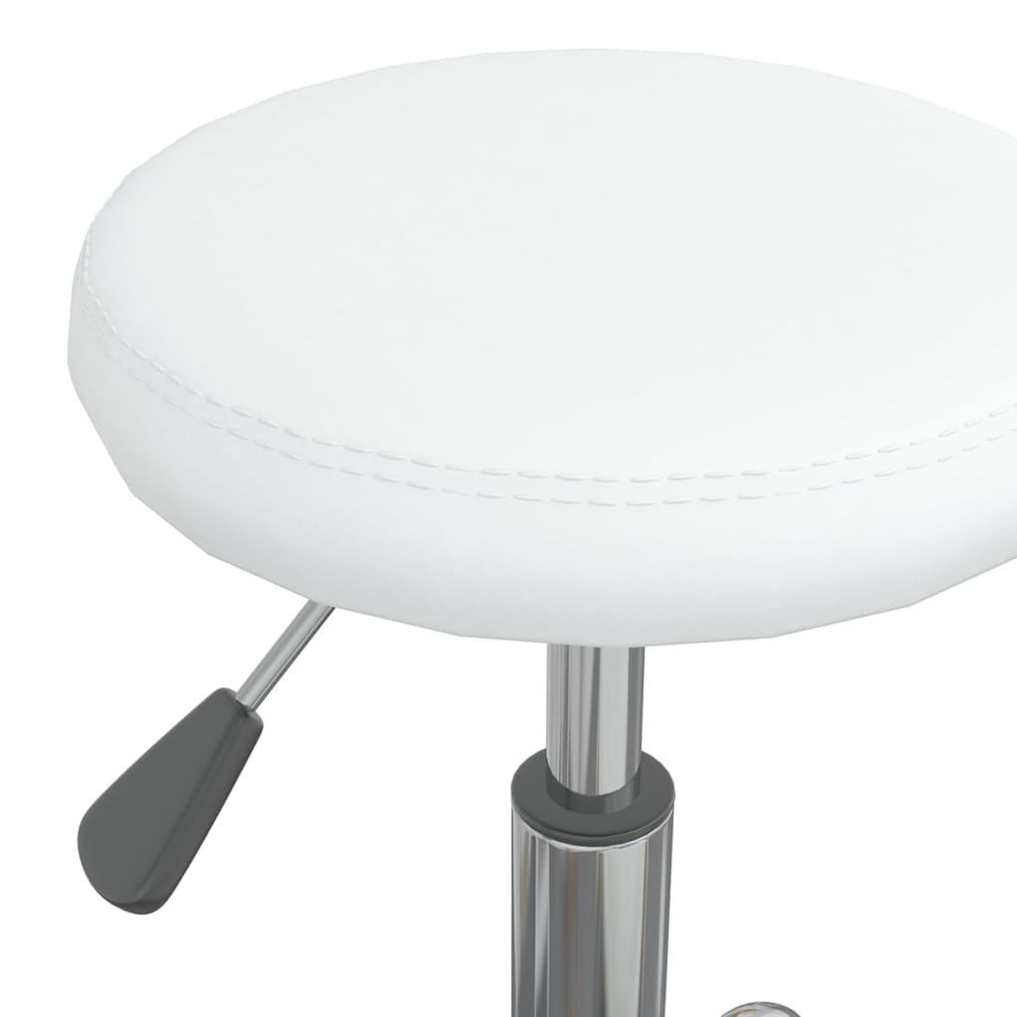 Voir la diapositive 5 : VIDAXL Chaise de salle a manger Blanc Similicuir