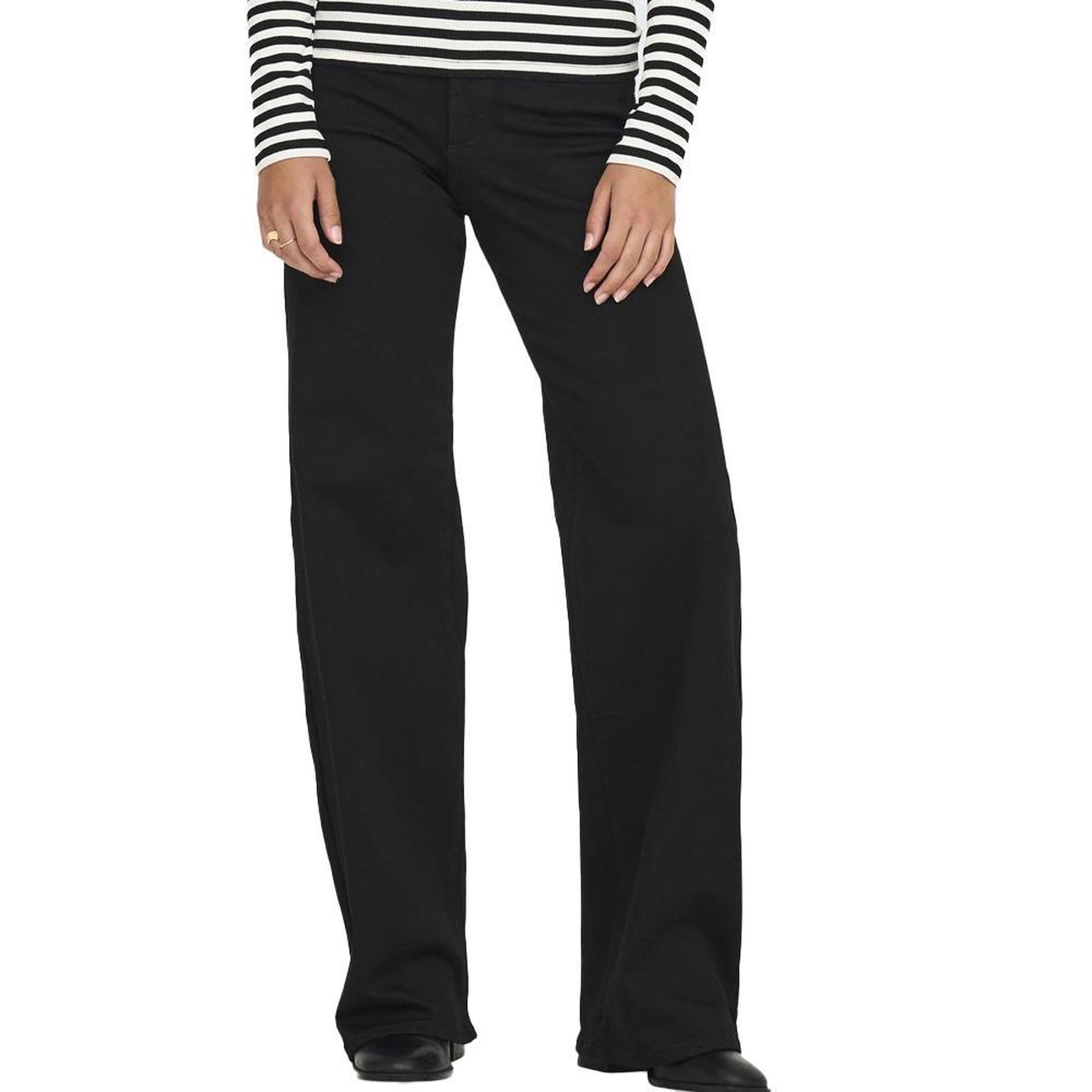 Only Jean Loose Noir Femme Only Madison. Coloris disponibles : Noir