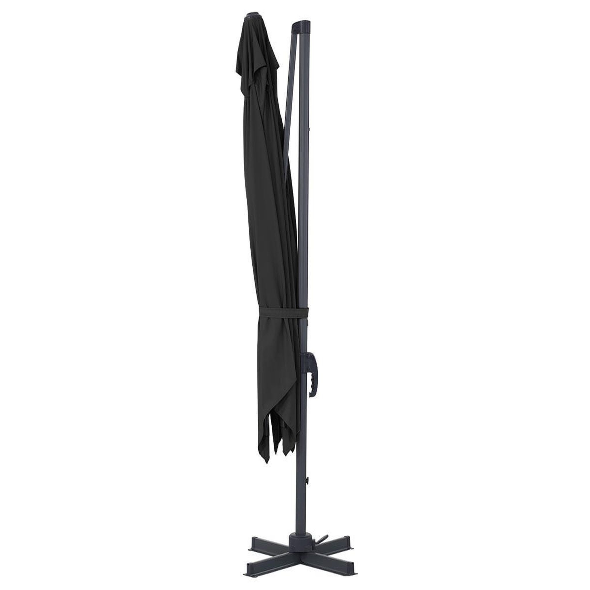 Voir la diapositive 3 : Habitat et Jardin Parasol jardin déporté alu  Sun 3  3 x 3 m - Noir