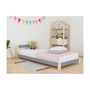 Voir la diapositive 2 : BENLEMI Lit simple en bois DREAMY gris 90x180cm