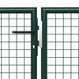 Voir la diapositive 4 : VIDAXL Portail de jardin Acier 400 x 150 cm Vert