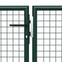 Voir la diapositive 4 : VIDAXL Portail de jardin Acier 400 x 150 cm Vert