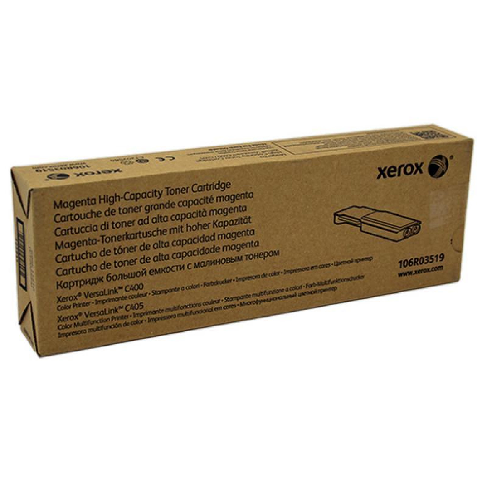 Voir la diapositive 2 : Xerox Xerox Toner C400 C405 Magenta (106R03519) (4,8k)