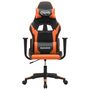 Voir la diapositive 3 : VIDAXL Chaise de jeu de massage Noir et orange Similicuir