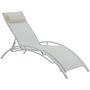 Voir la diapositive 2 : Habitat et Jardin Bain de soleil en aluminium  Beauty  - Phoenix - Ecru - Lot de 2