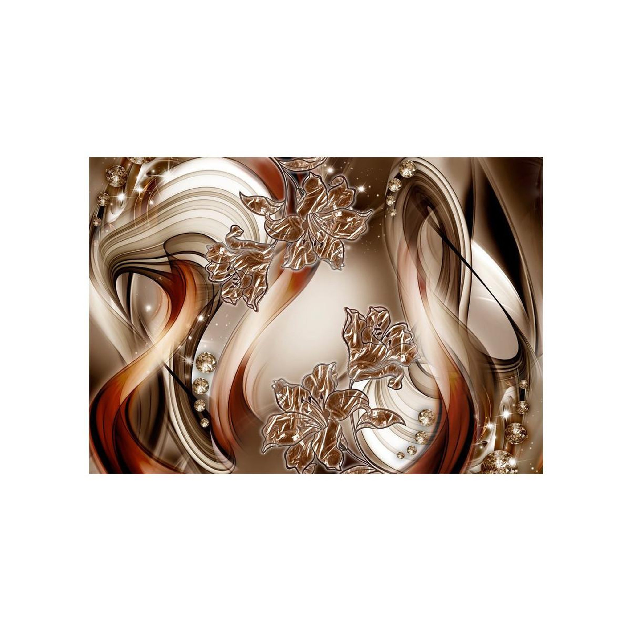 Voir la diapositive 2 : Paris Prix Papier Peint  Brown Symphony