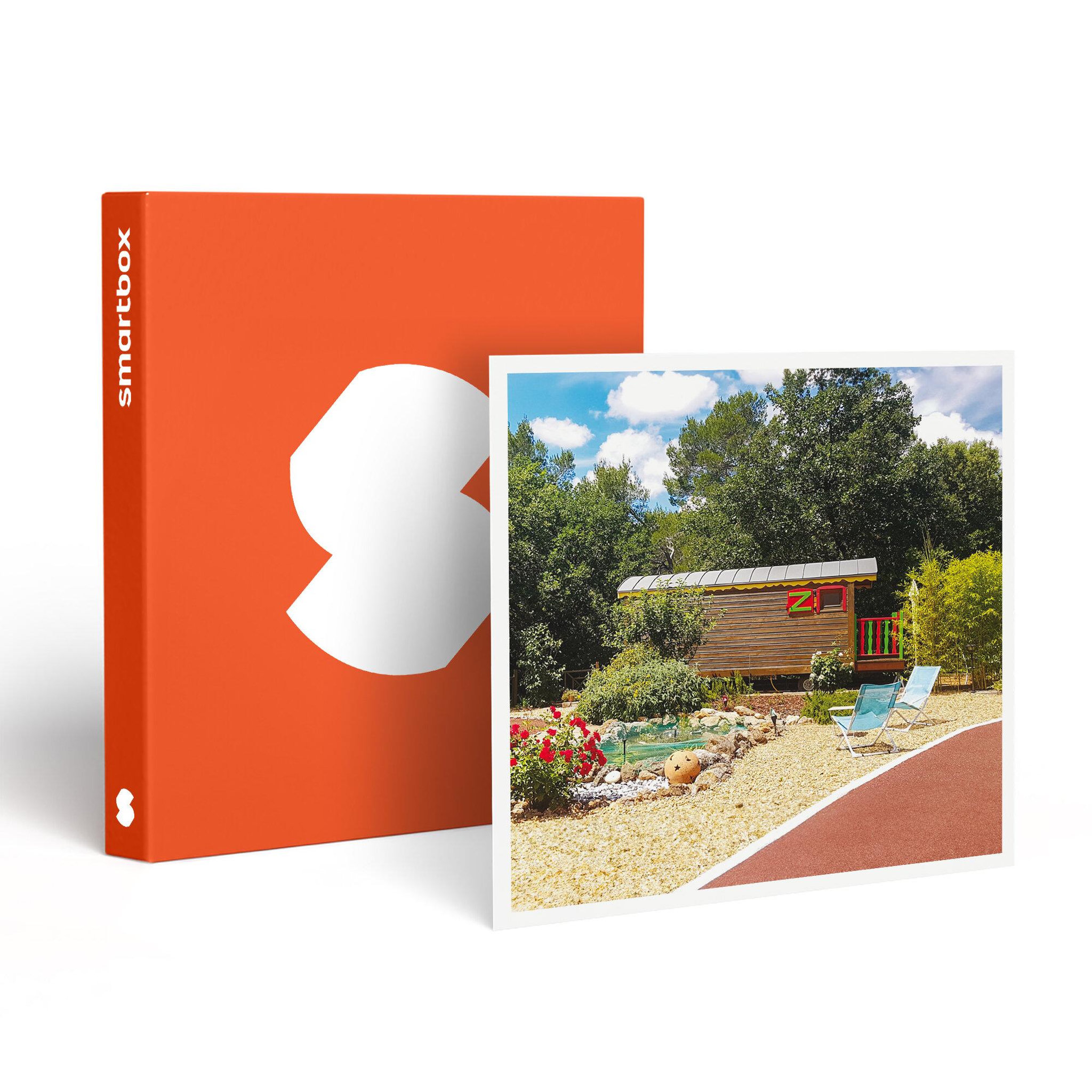 Smartbox 2 jours relaxants et insolites dans une roulotte en provence avec accès au spa - coffret cadeau séjour