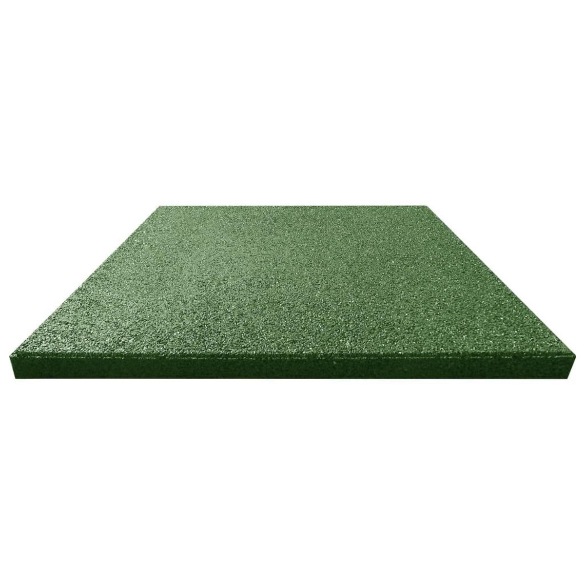 VIDAXL Carreaux de protection antichoc 12pcs Caoutchouc 50x50x3cm Vert