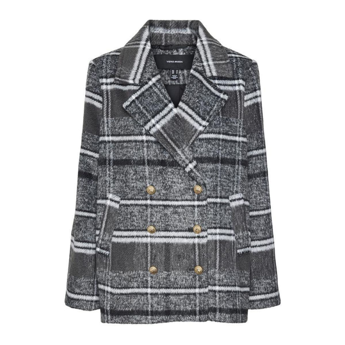 Vero Moda Manteau  à carreaux Femme Vero Moda Rose