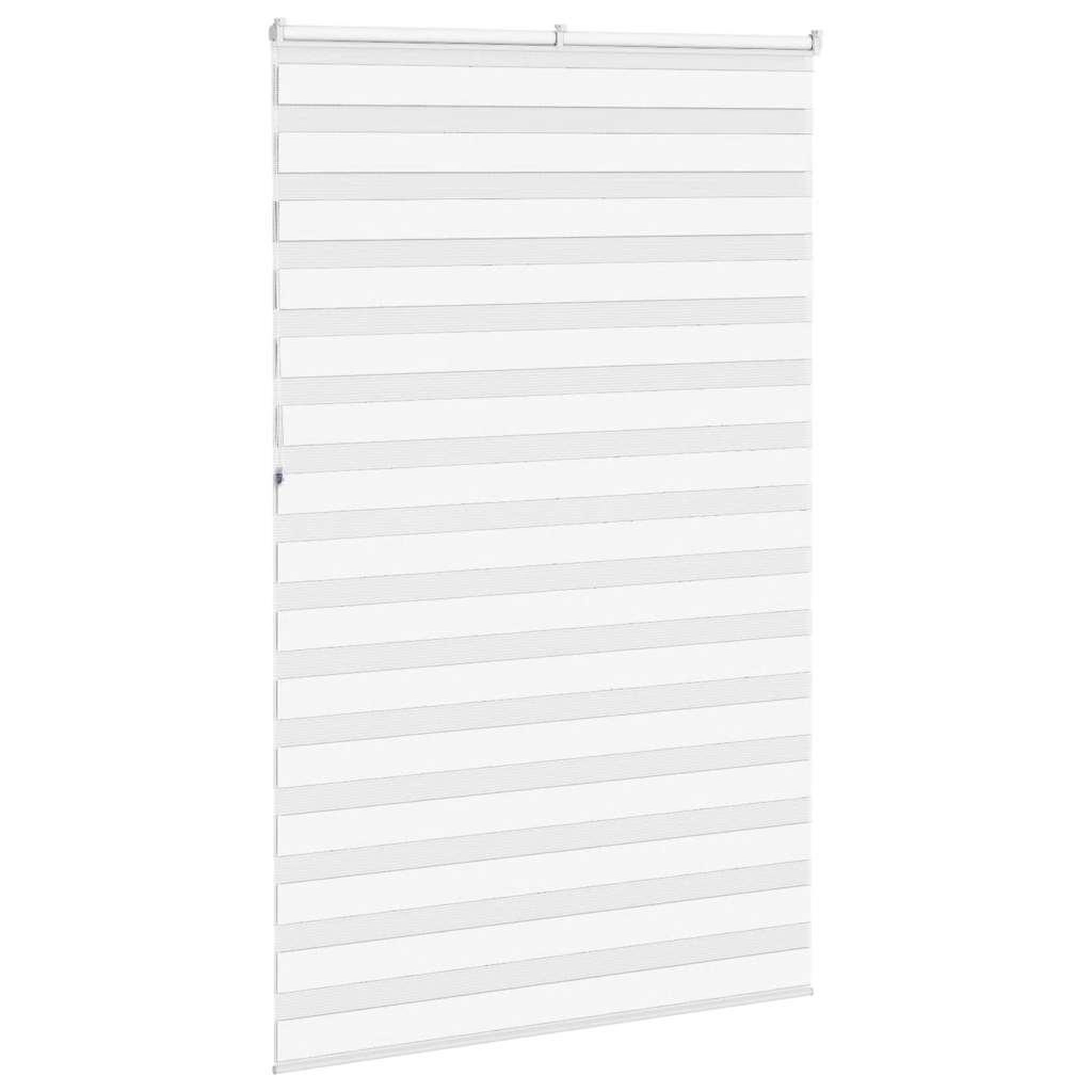 Voir la diapositive 4 : VIDAXL Store zebre blanc 150x230 cm largeur du tissu 145,9cm polyester