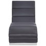 Voir la diapositive 5 : VIDAXL Chaise longue Gris Similicuir