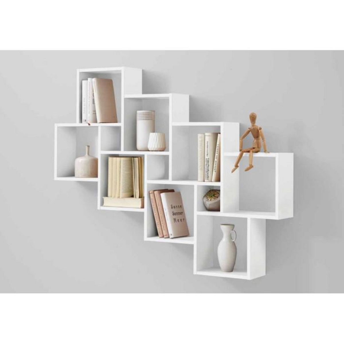 Paris Prix Étagère Murale Design  Riolo  120cm Blanc