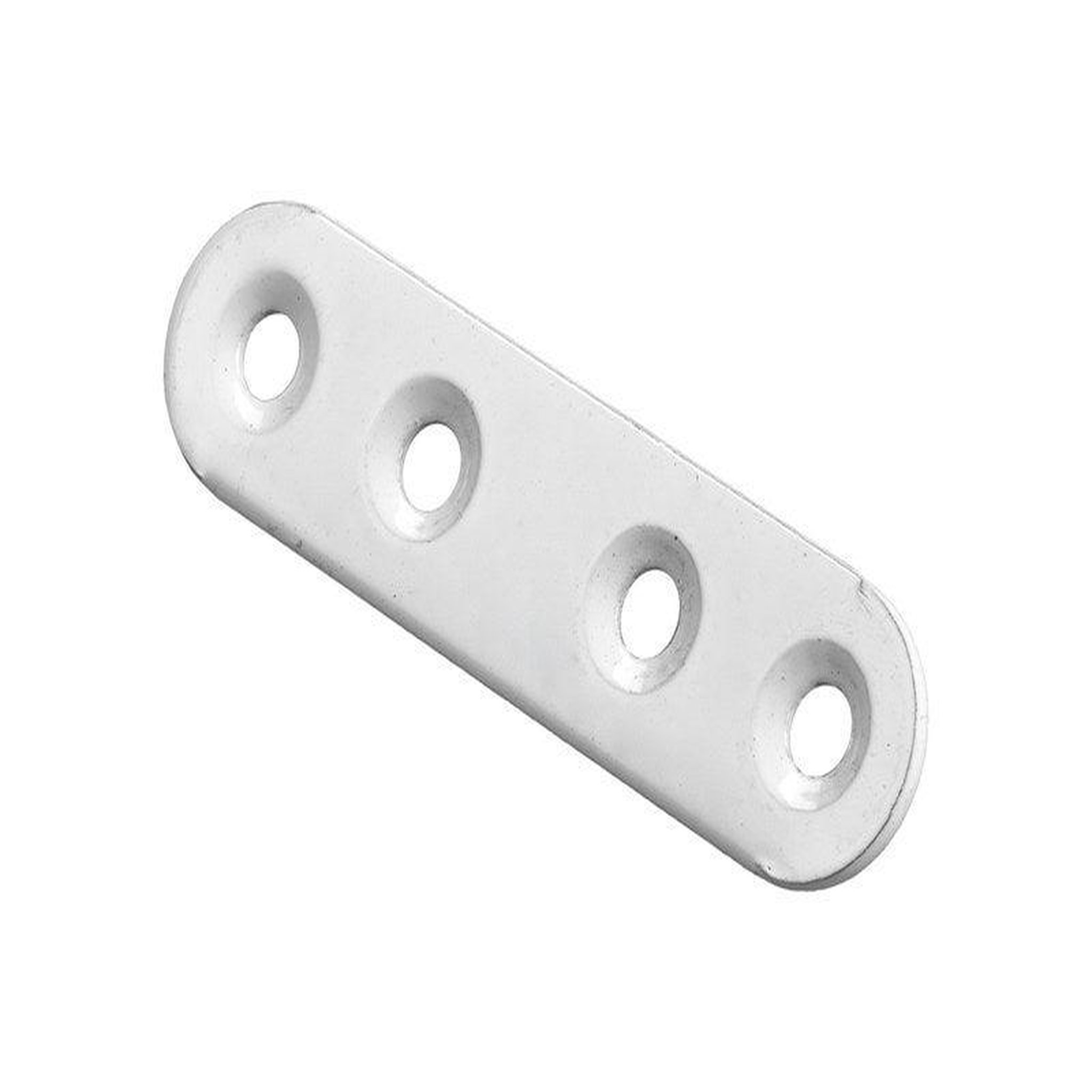 CENTRALE BRICO Lot de 12 pattes d'assemblage acier blanc HETTICH L. 60 mm