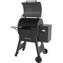 Voir la diapositive 3 : TRAEGER Barbecue pellet Ironwood 650 noir sur chariot, grille haute 56x26.5 cm, grille basse 56x48 cm