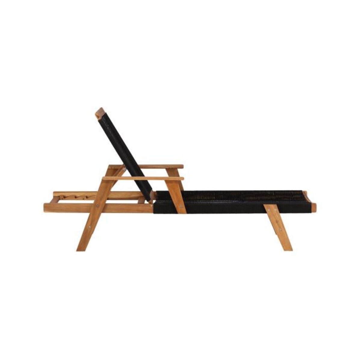 Paris Prix Chaise Longue en Bois  Little John  115cm Naturel