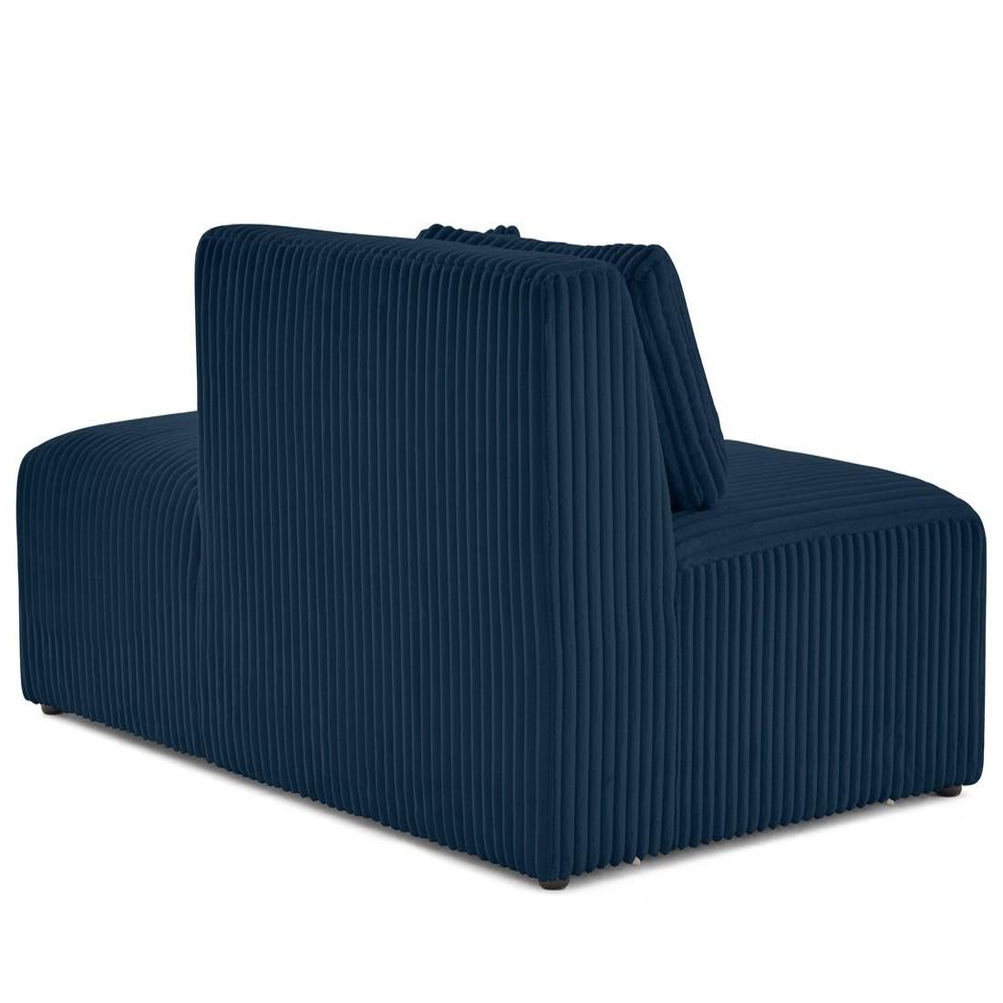 Voir la diapositive 3 : LISA DESIGN Victoire - module d'assise droit en velours côtelé grosses côtes