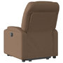 Voir la diapositive 5 : VIDAXL Fauteuil inclinable Marron Tissu