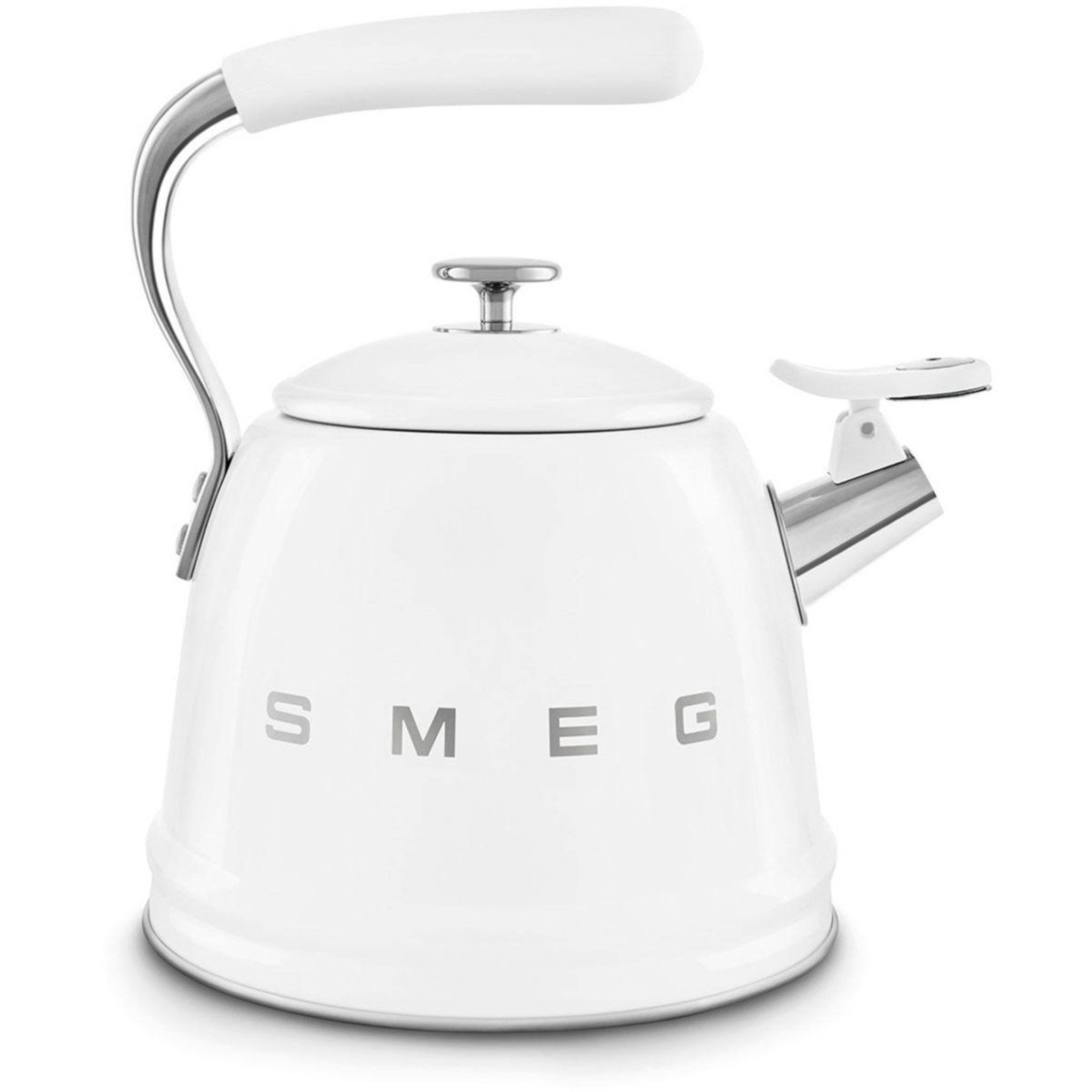 Voir la diapositive 3 : SMEG Bouilloire sifflante 2.3l blanc