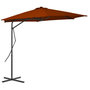 Voir la diapositive 2 : VIDAXL Parasol de jardin avec mat en acier terre cuite 300x230 cm