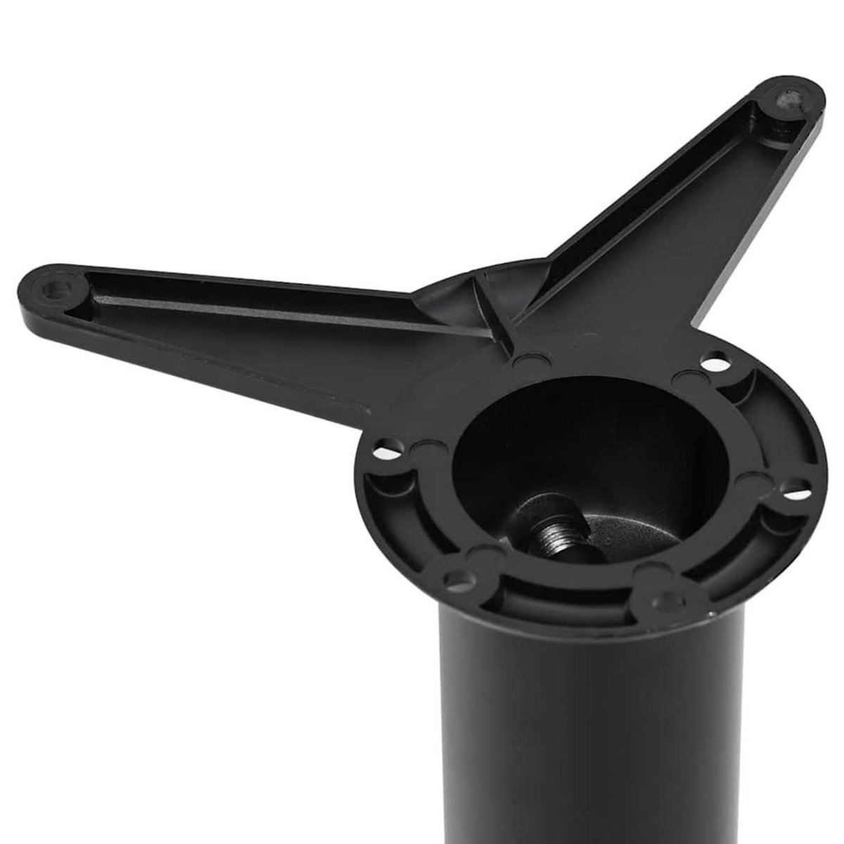 VIDAXL 4 pieds de table reglables en hauteur Noir 1100 mm