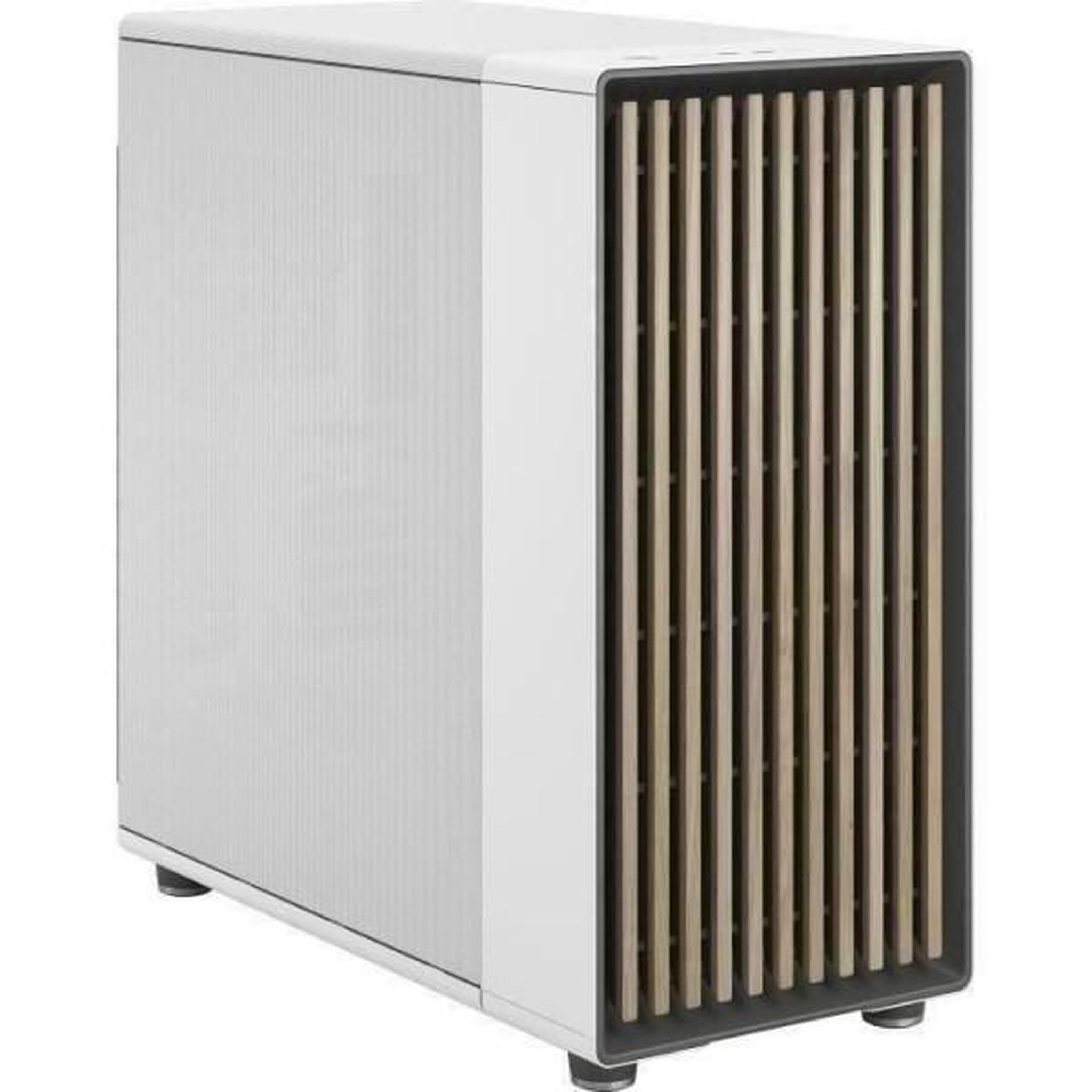 Fractal Design Boîtier PC - FRACTAL DESIGN - North XL Chalk White - FD-C-NOR1X-03 - E-ATX - Design élégant en bois et en alliage