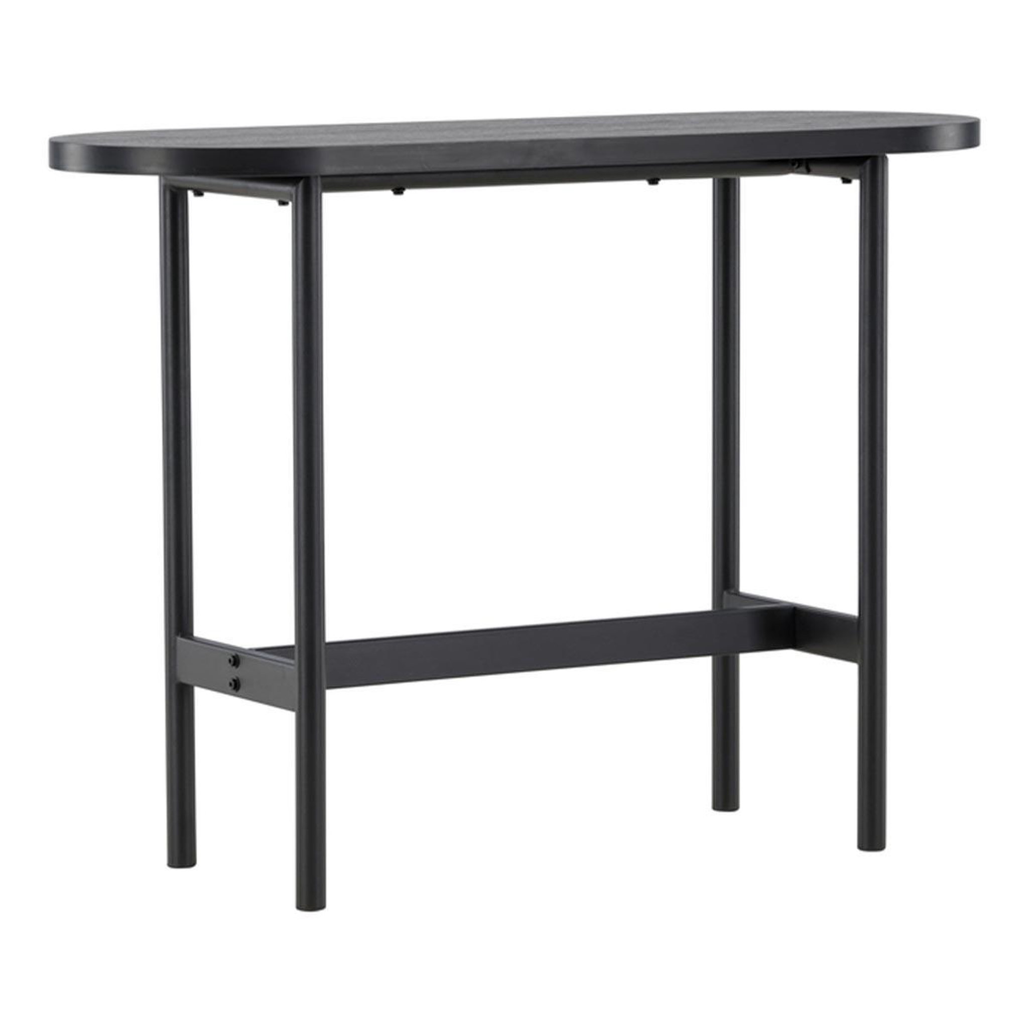Paris Prix Console ovale design  star  110cm noir