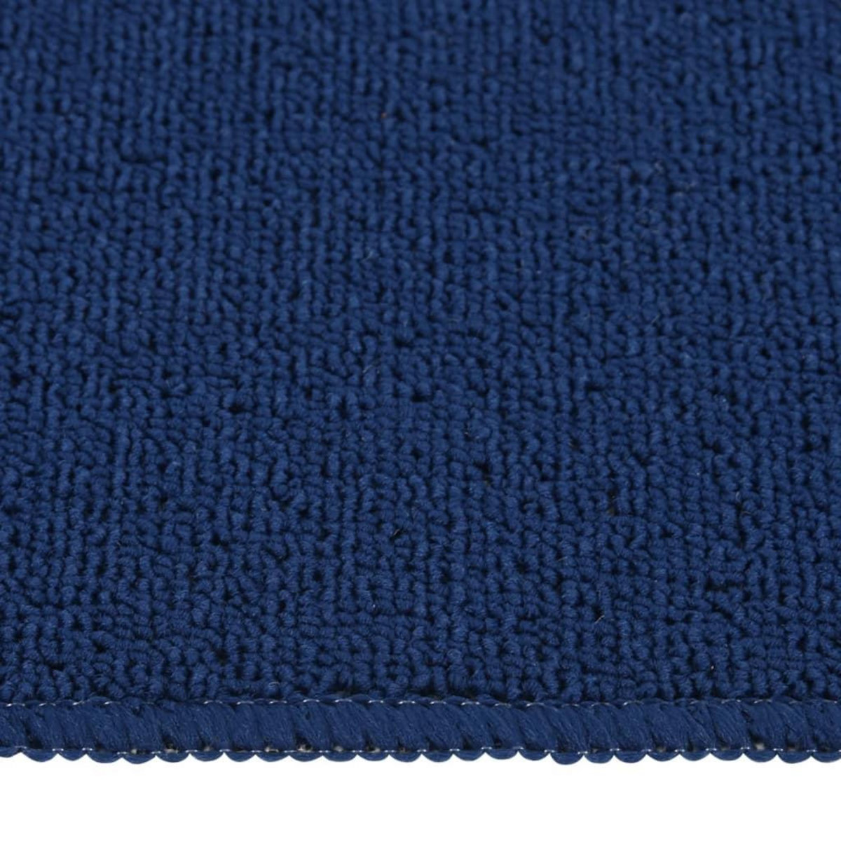 VIDAXL Tapis d'escalier 15 pcs 70x20 cm Bleu marine Rectangulaire