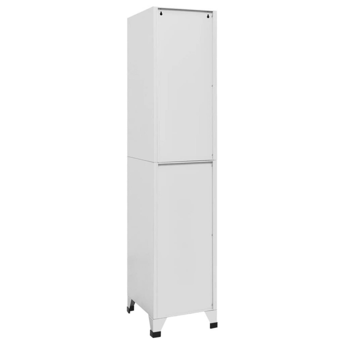 VIDAXL Armoire a casier avec 2 compartiments 38x45x180 cm