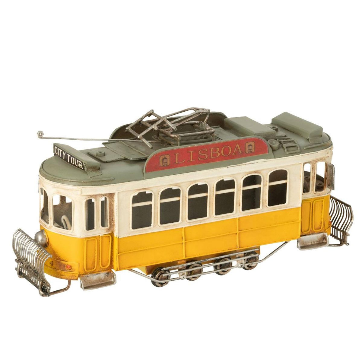 Paris Prix Tram Déco en Métal  Antique  32cm Multicolore