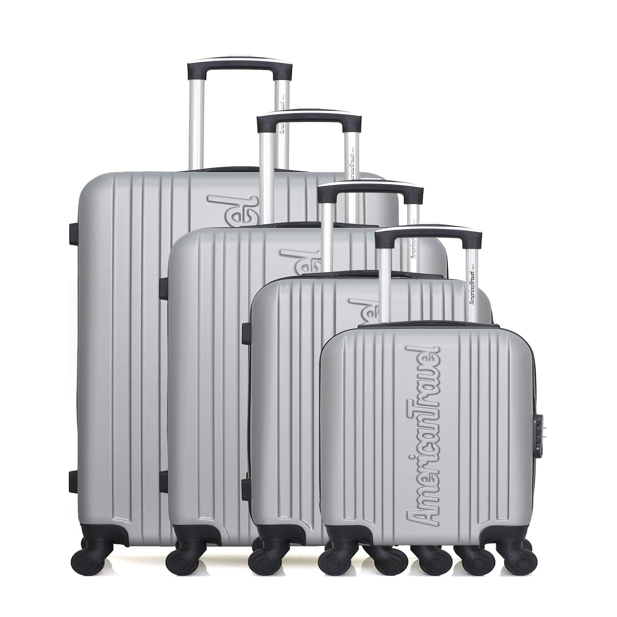 AMERICAN TRAVEL American travel - set de 4 valises springfield-m 75 cm 4 roues