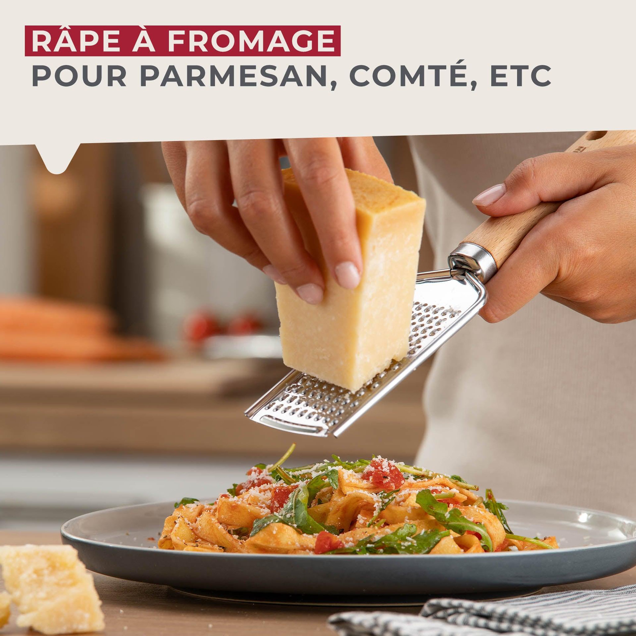 Voir la diapositive 4 : Fackelmann Râpe à fromage manuelle 22 cm fackelmann pizza & pasta