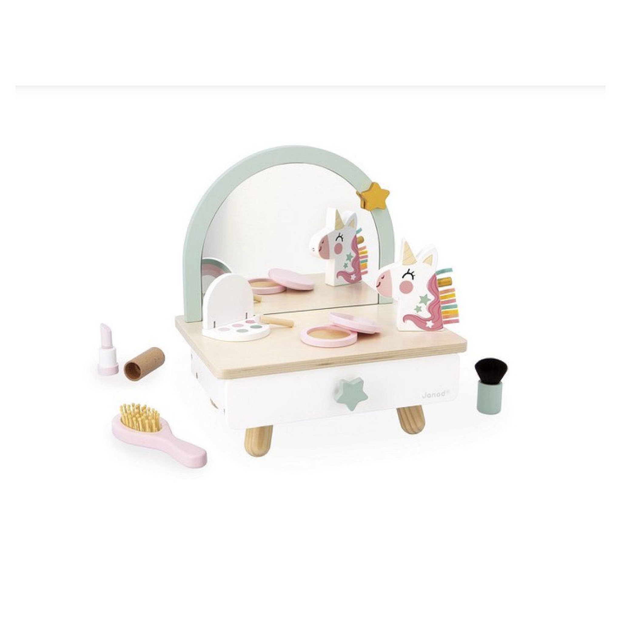 Voir la diapositive 2 : JANOD Licorne - Coiffeuse de table