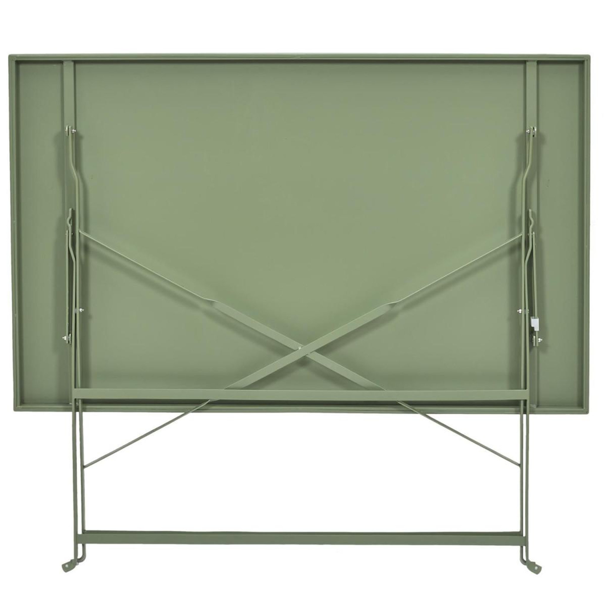 Voir la diapositive 4 : The Home Deco Factory Table de jardin pliante  palerme  110cm kaki