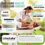 Voir la diapositive 4 : tectake Table de massage portable pliante à 3 zones Largeur 70 cm et rembourrage de 5 cm beige