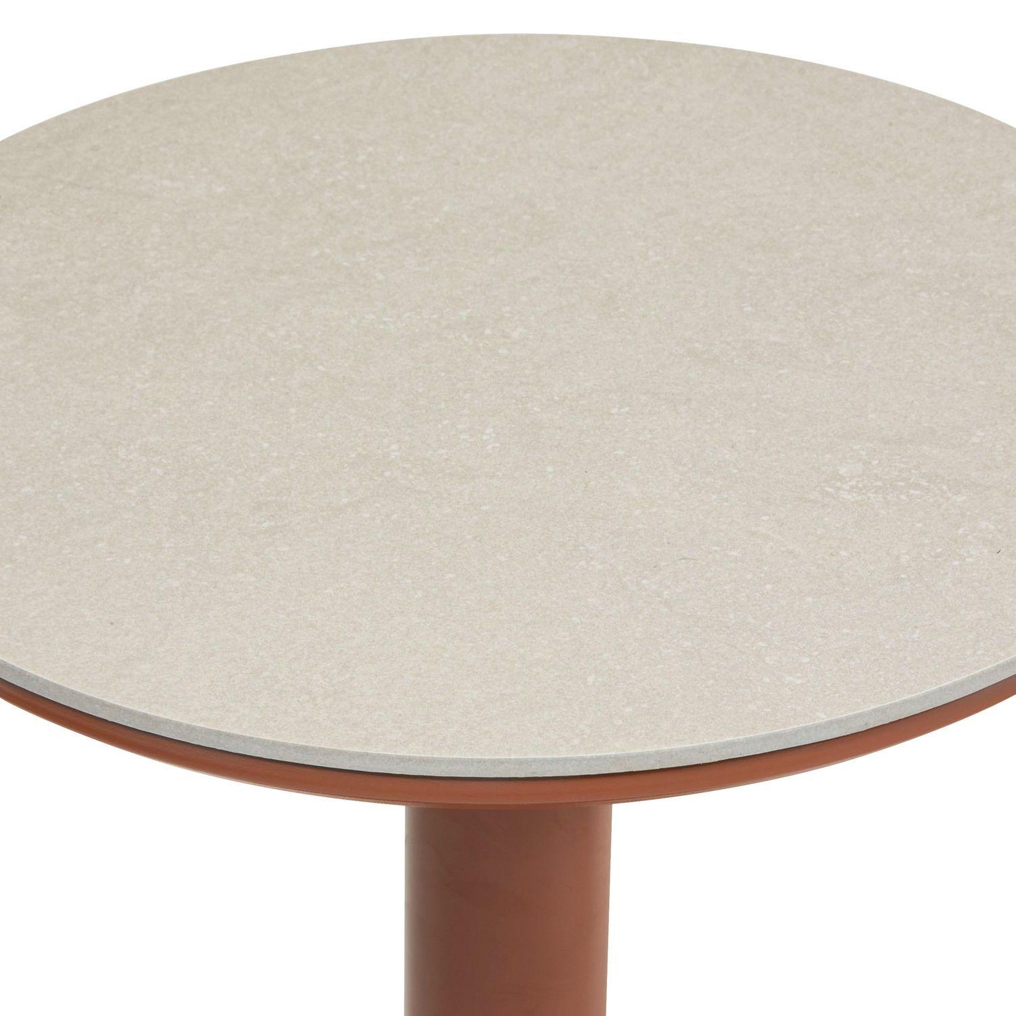 Voir la diapositive 3 : HESPERIDE Table d'appoint de jardin ronde soletia