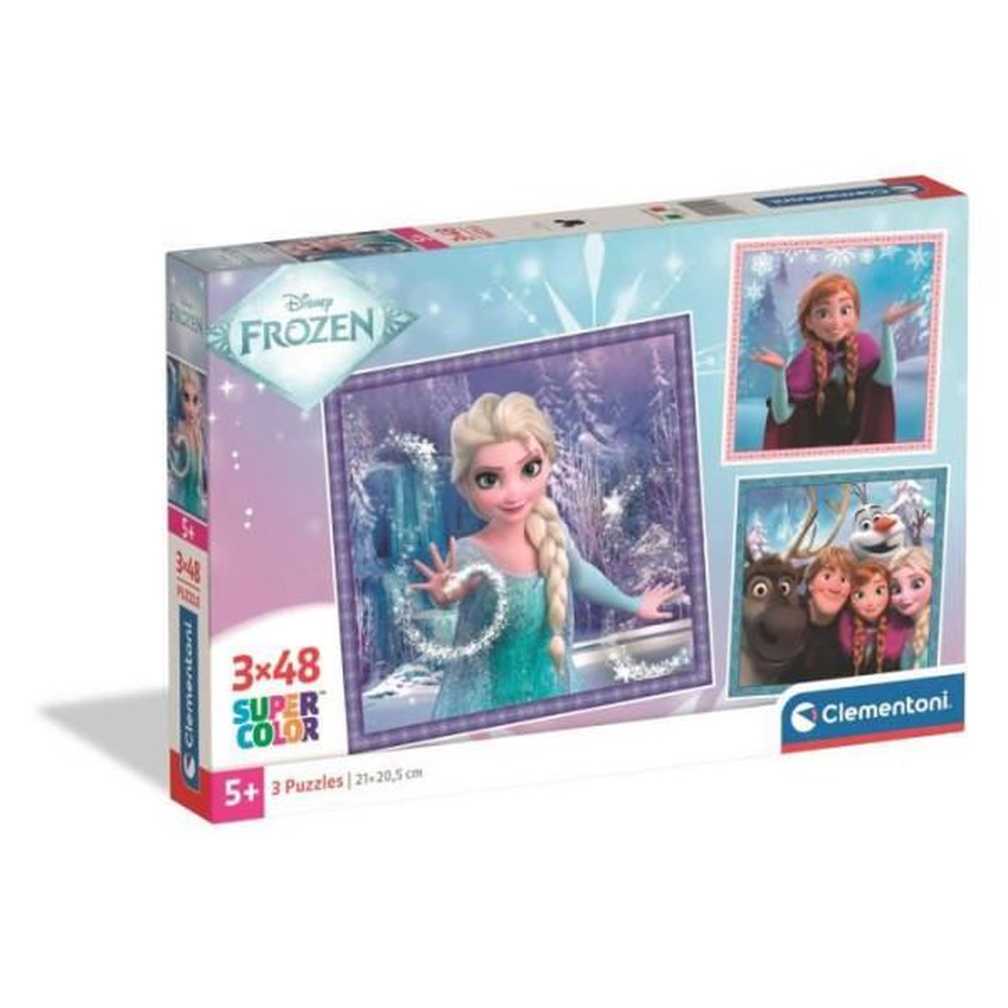 CLEMENTONI Clementoni - 3x48 pieces - la reine des neiges