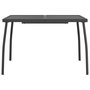 Voir la diapositive 3 : VIDAXL Table de jardin anthracite 110x80x72 cm Treillis d'acier